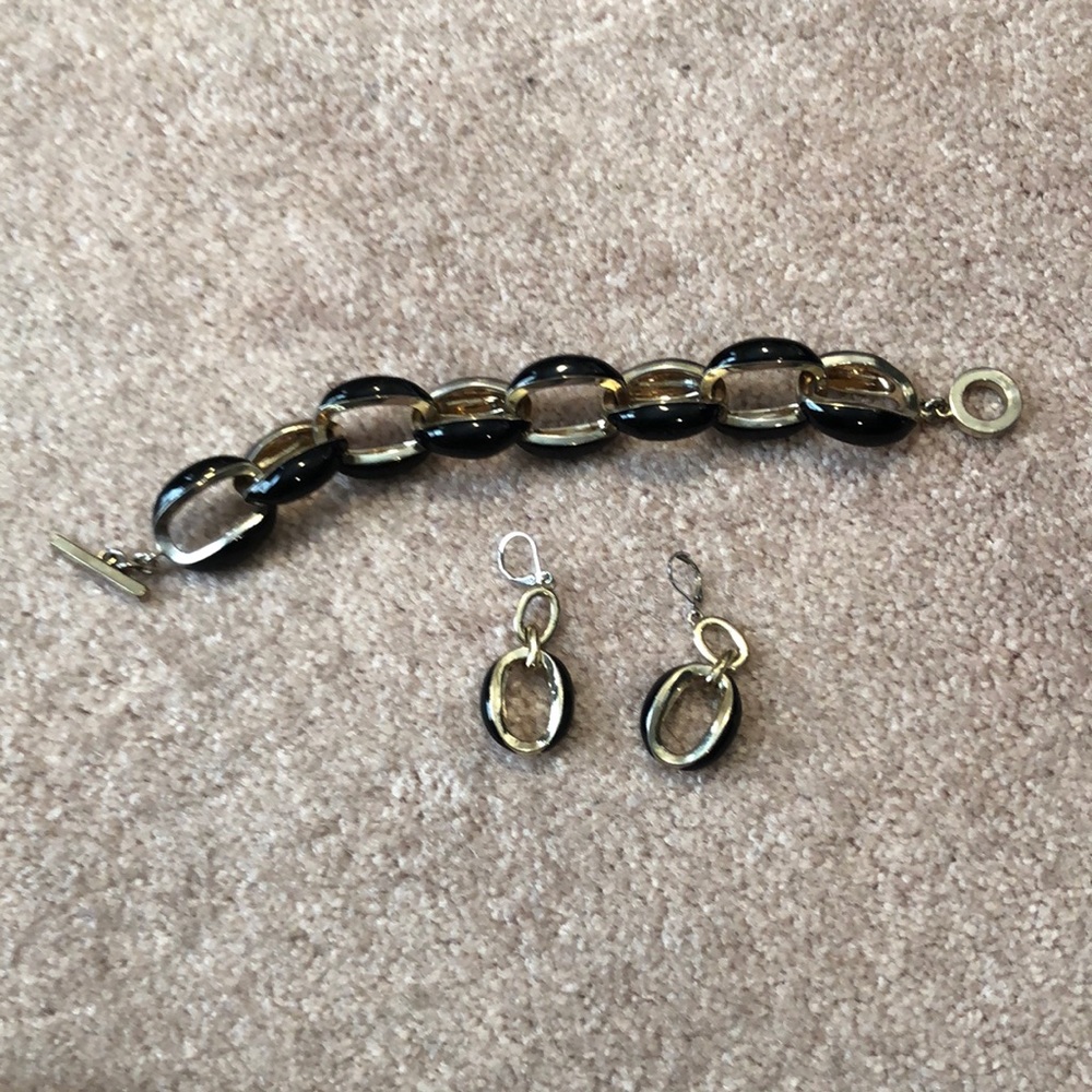 Bracelet with matching earrings